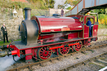 Hunslet no. 1589 "Newstead" at Parkend