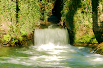Waterfall, River Lyd, Gloucestershire Waterfall, River Lyd, Gloucestershire