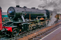 WD 2-10-0 no. 90775 ‘The Royal Norfolk Regiment’ at Weybourne WD 2-10-0 no. 90775 ‘The Royal Norfolk Regiment’ at Weybourne